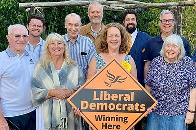 A group of Stockport Liberal Democrat members