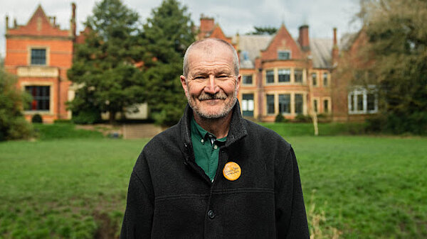 Cllr Mike Newman at Abney Hall