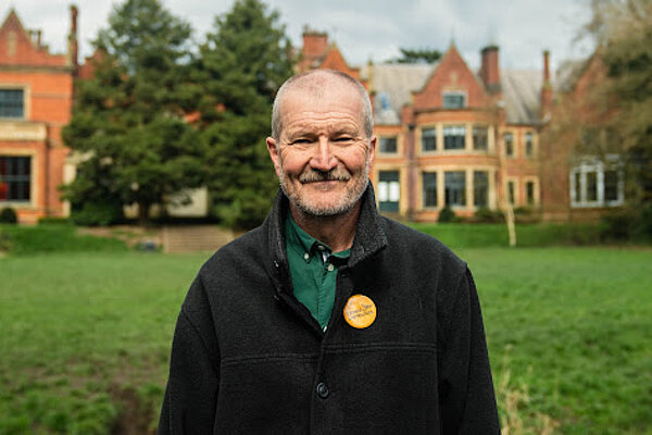 Cllr Mike Newman at Abney Hall