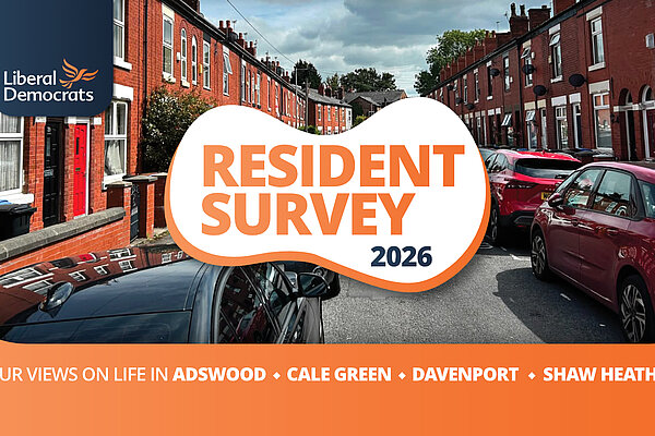 Graphic saying Davenport & Cale Green Residents Survey 2026