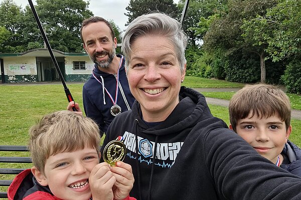 Clllr Jilly Julian with family