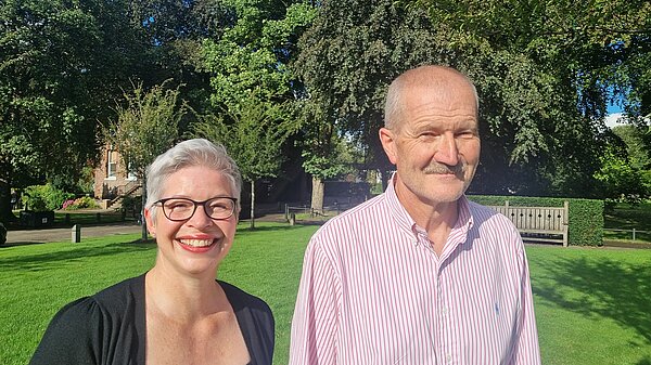 Cllr Jilly Julian & Cllr Mike Newman