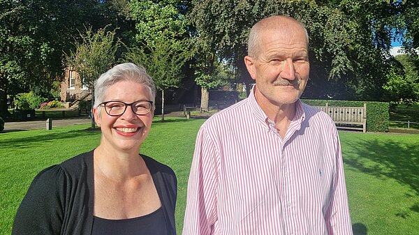 Cllr Jilly Julian & Cllr Mike Newman